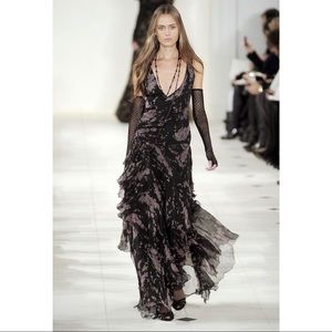 RALPH LAUREN PURPLE LABEL COLLECTION SILK DRESS